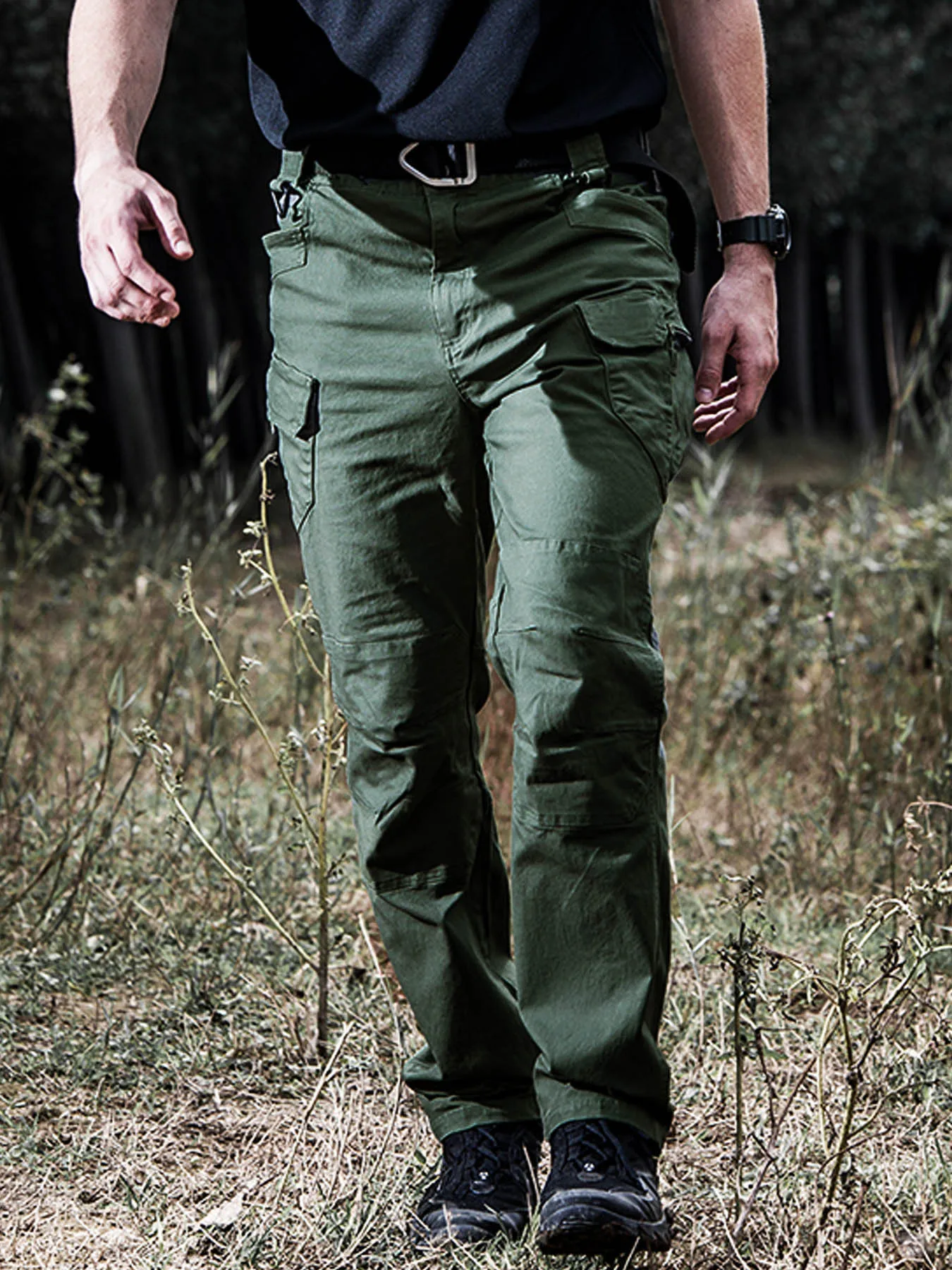 tactical overalls pants four seasons wear men's assault pants outdoor camouflage training pants wear-resistant multi-pocket
